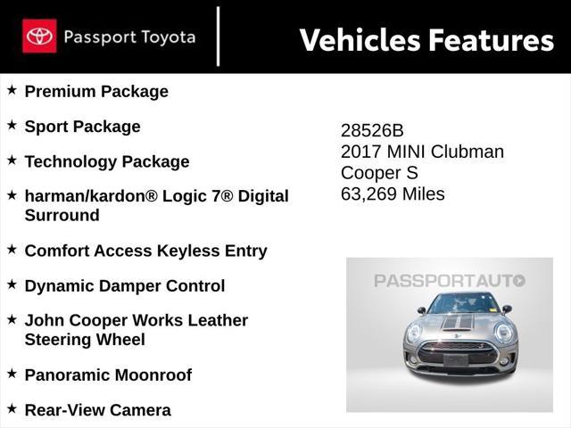 used 2017 MINI Clubman car, priced at $15,000