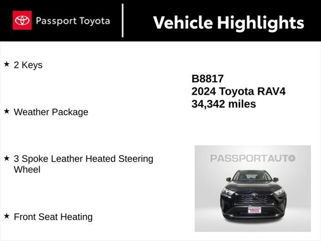 used 2024 Toyota RAV4 car, priced at $30,700