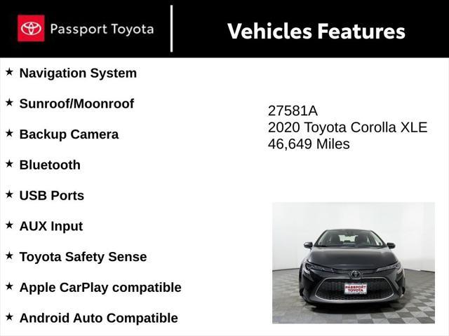 used 2020 Toyota Corolla car, priced at $19,950