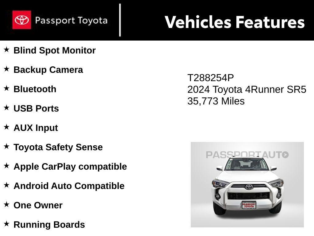 used 2024 Toyota 4Runner car, priced at $37,930