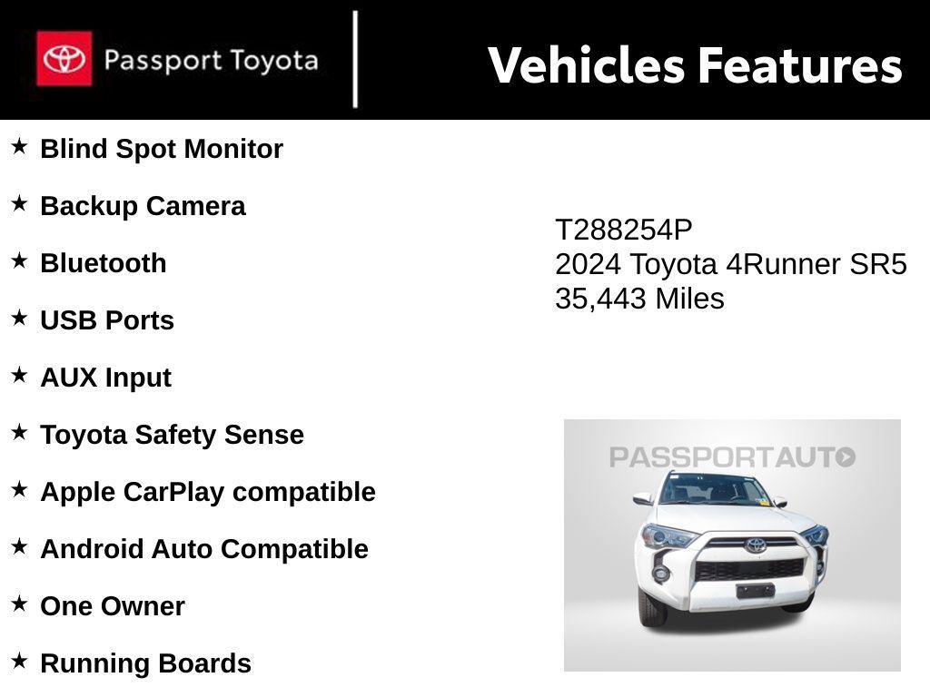 used 2024 Toyota 4Runner car, priced at $40,000
