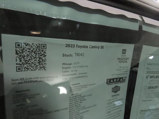 used 2023 Toyota Camry car, priced at $23,917