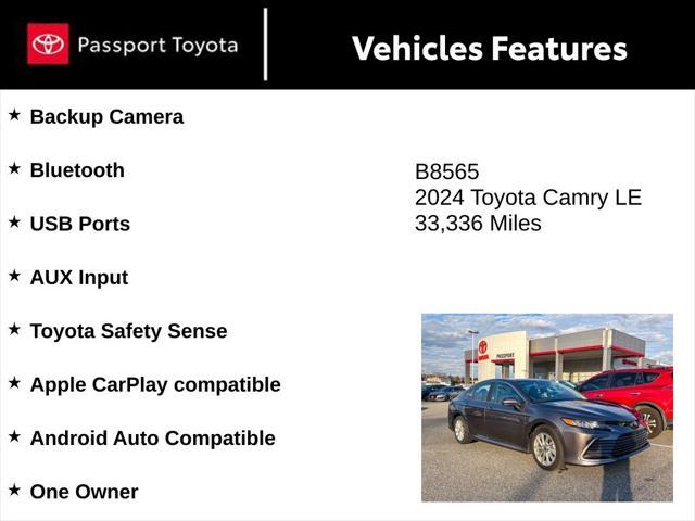 used 2024 Toyota Camry car, priced at $22,832