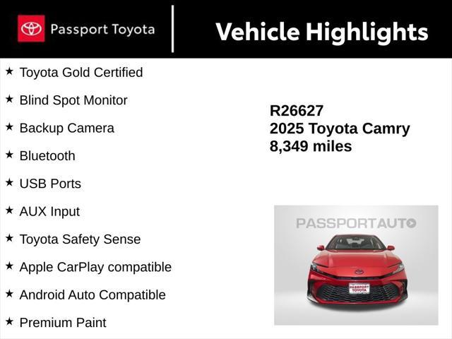 used 2025 Toyota Camry car, priced at $30,400