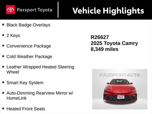 used 2025 Toyota Camry car, priced at $30,400
