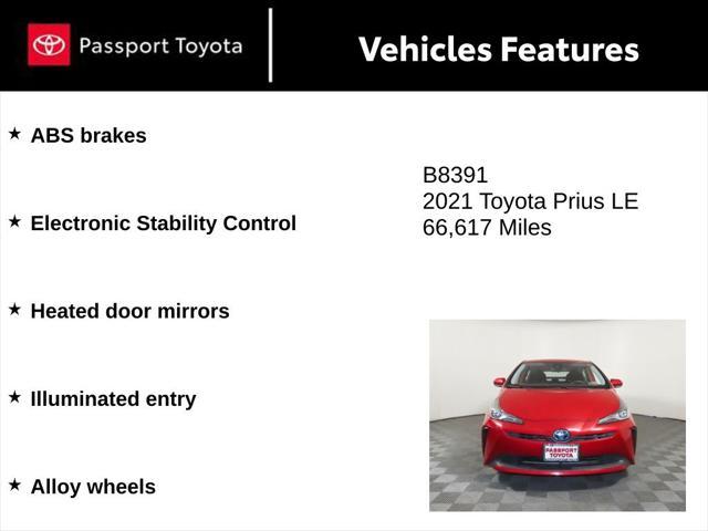 used 2021 Toyota Prius car, priced at $19,500