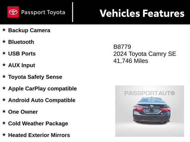 used 2024 Toyota Camry car, priced at $28,761