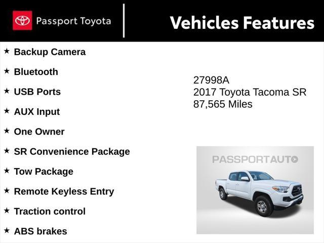 used 2017 Toyota Tacoma car, priced at $26,000