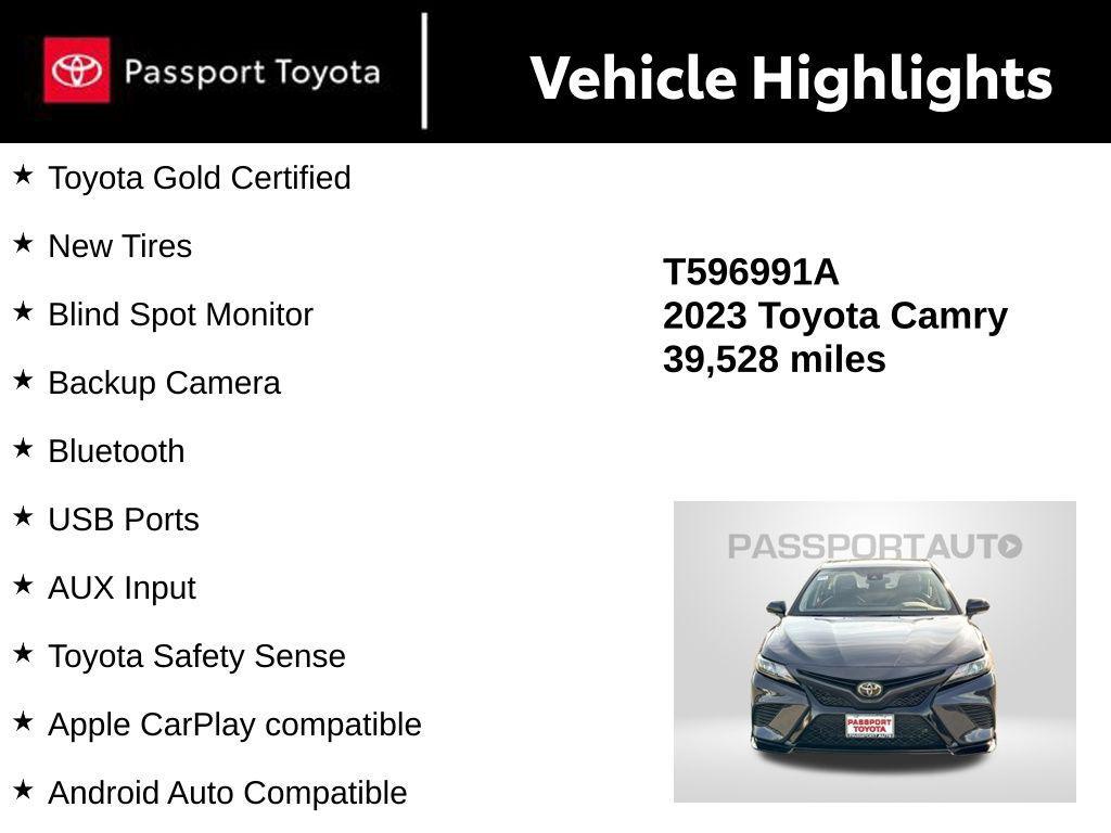 used 2023 Toyota Camry car, priced at $34,990