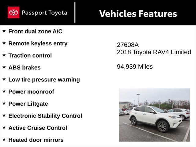 used 2018 Toyota RAV4 car, priced at $19,385