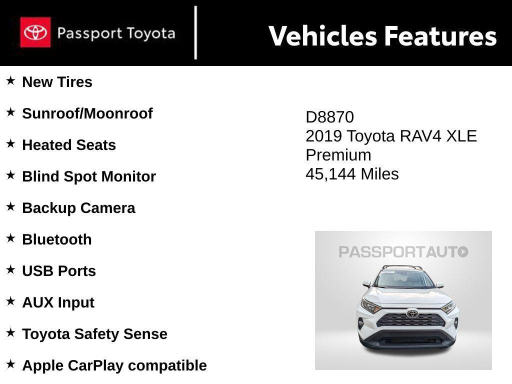used 2019 Toyota RAV4 car, priced at $25,000