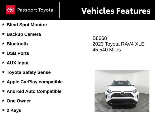 used 2023 Toyota RAV4 car, priced at $26,516