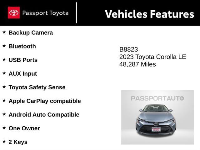 used 2023 Toyota Corolla car, priced at $19,563
