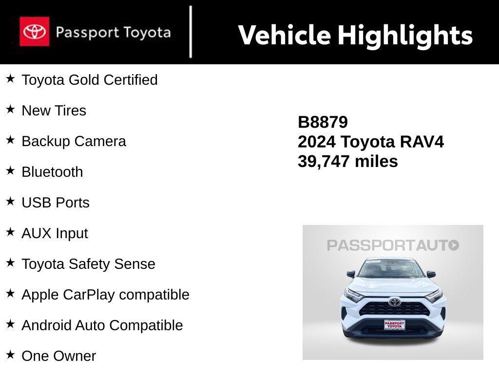 used 2024 Toyota RAV4 car, priced at $26,613