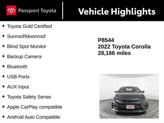 used 2022 Toyota Corolla car, priced at $21,990