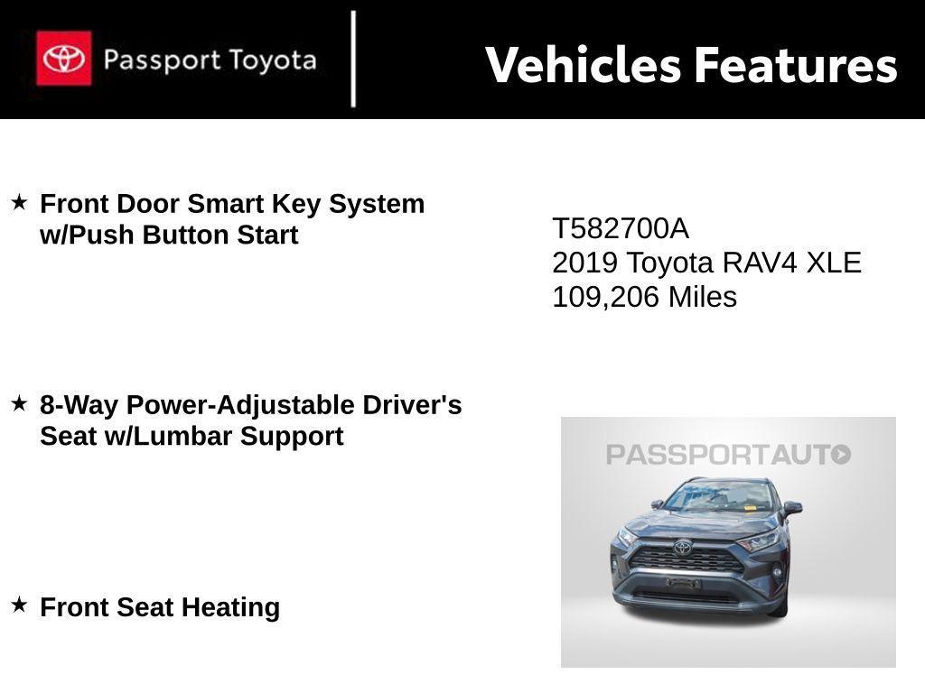 used 2019 Toyota RAV4 car, priced at $19,246