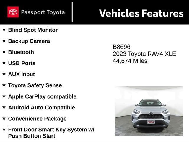 used 2023 Toyota RAV4 car, priced at $30,000