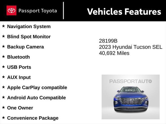 used 2023 Hyundai Tucson car, priced at $21,990