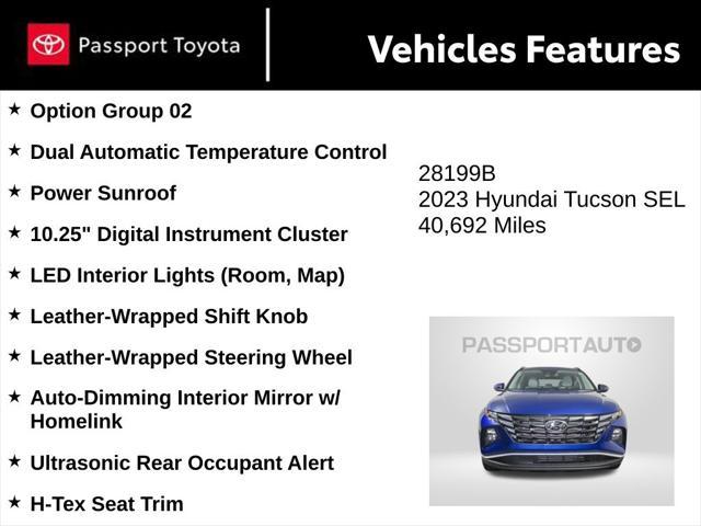 used 2023 Hyundai Tucson car, priced at $21,990
