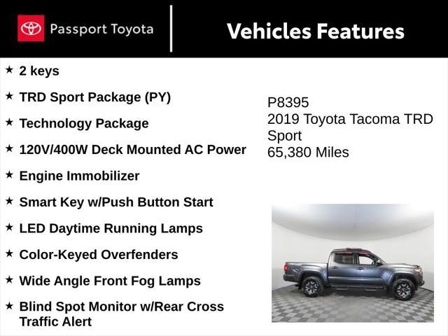 used 2019 Toyota Tacoma car, priced at $29,731