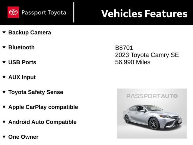 used 2023 Toyota Camry car, priced at $23,830