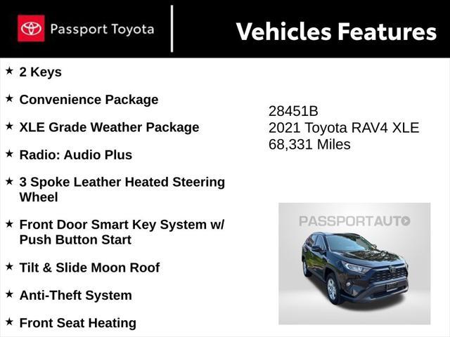 used 2021 Toyota RAV4 car, priced at $24,232