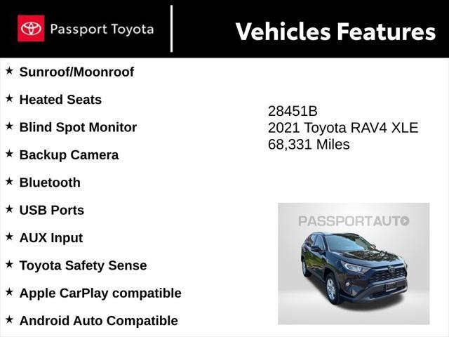 used 2021 Toyota RAV4 car, priced at $24,232
