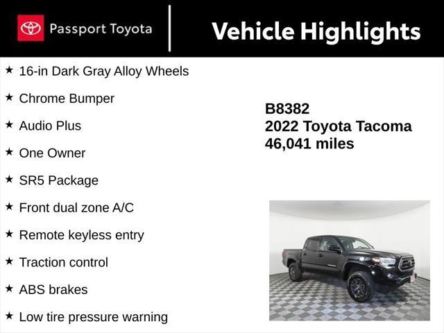 used 2022 Toyota Tacoma car, priced at $31,990