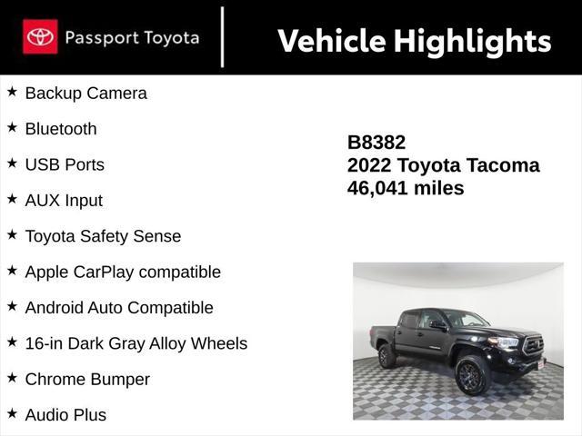 used 2022 Toyota Tacoma car, priced at $32,900