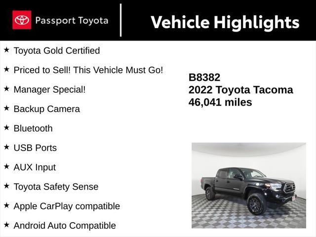 used 2022 Toyota Tacoma car, priced at $31,990