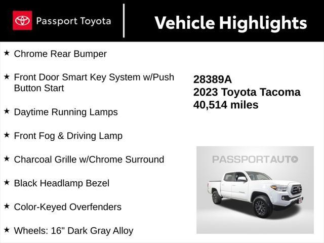 used 2023 Toyota Tacoma car, priced at $30,990
