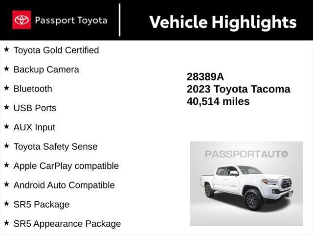 used 2023 Toyota Tacoma car, priced at $30,990