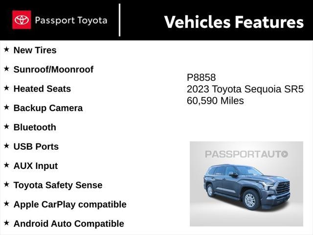 used 2023 Toyota Sequoia car, priced at $53,382
