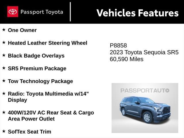 used 2023 Toyota Sequoia car, priced at $53,382