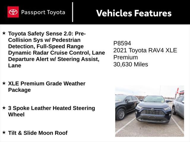 used 2021 Toyota RAV4 car, priced at $29,500