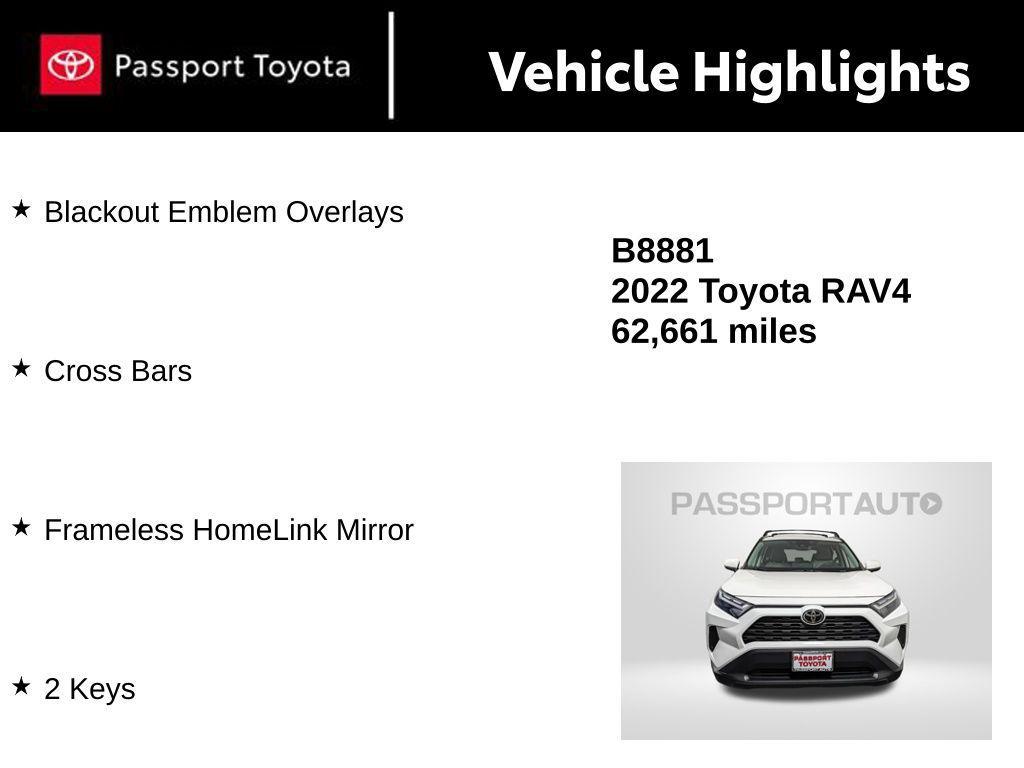 used 2022 Toyota RAV4 car, priced at $26,436