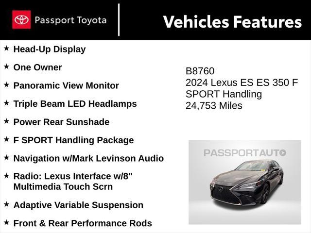 used 2024 Lexus ES 350 car, priced at $43,749