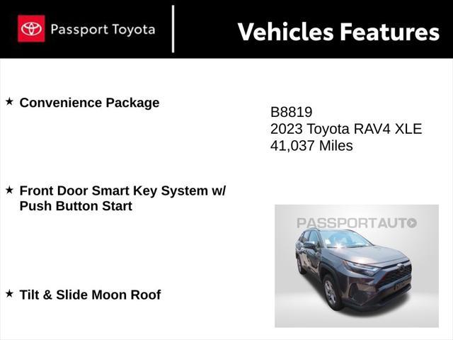 used 2023 Toyota RAV4 car, priced at $30,228