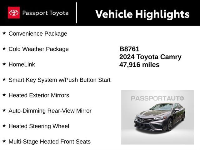 used 2024 Toyota Camry car, priced at $26,830