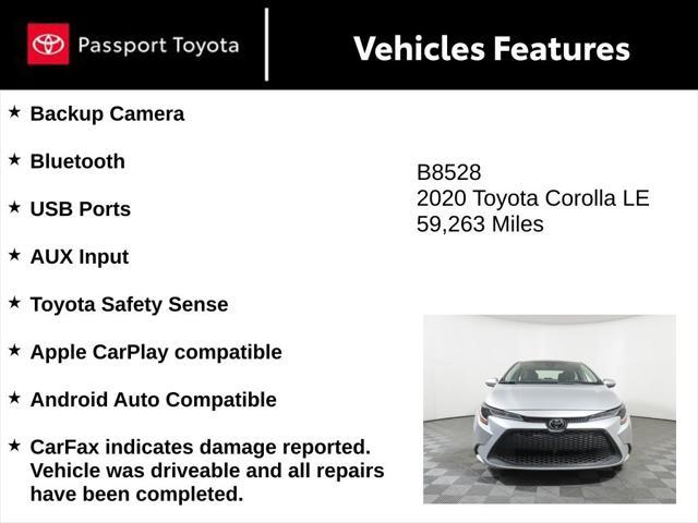 used 2020 Toyota Corolla car, priced at $16,390