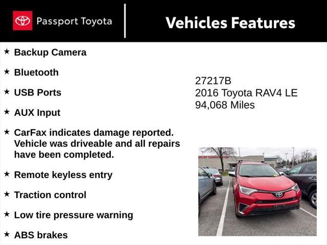 used 2016 Toyota RAV4 car, priced at $16,000