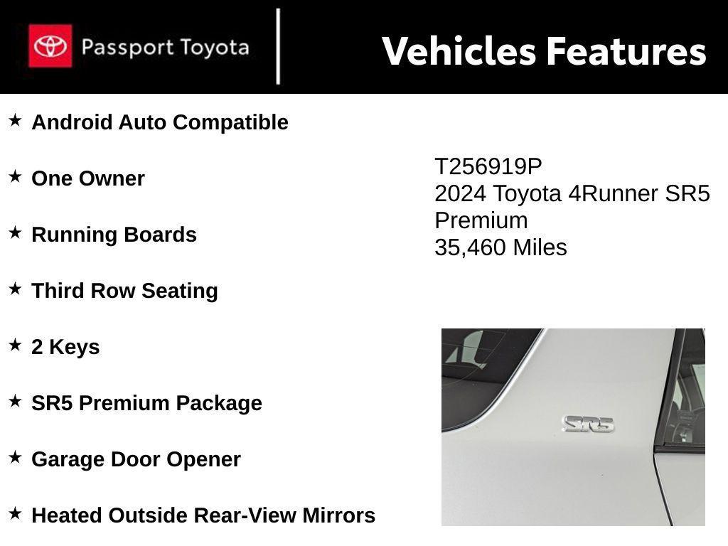 used 2024 Toyota 4Runner car, priced at $40,580