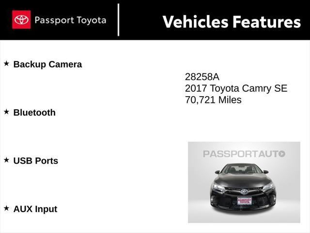 used 2017 Toyota Camry car, priced at $16,990