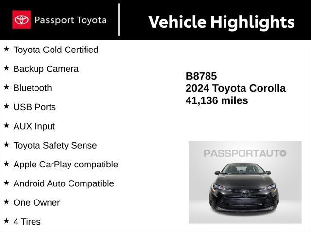 used 2024 Toyota Corolla car, priced at $21,900