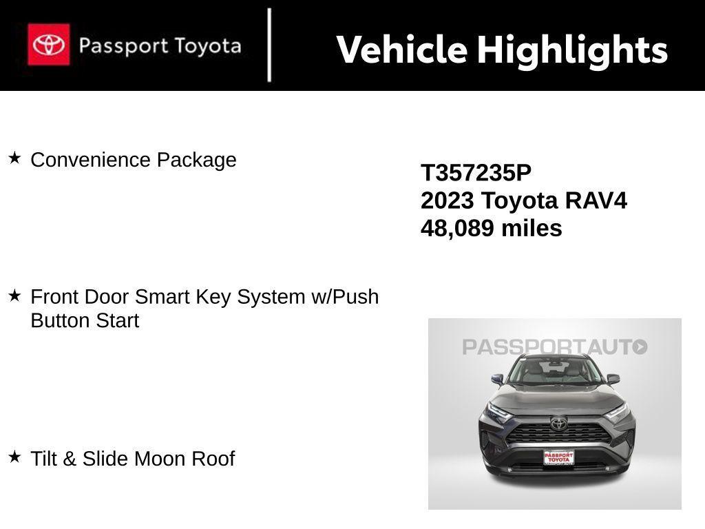 used 2023 Toyota RAV4 car, priced at $28,857