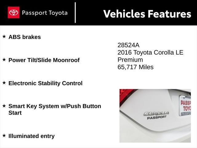 used 2016 Toyota Corolla car, priced at $13,772