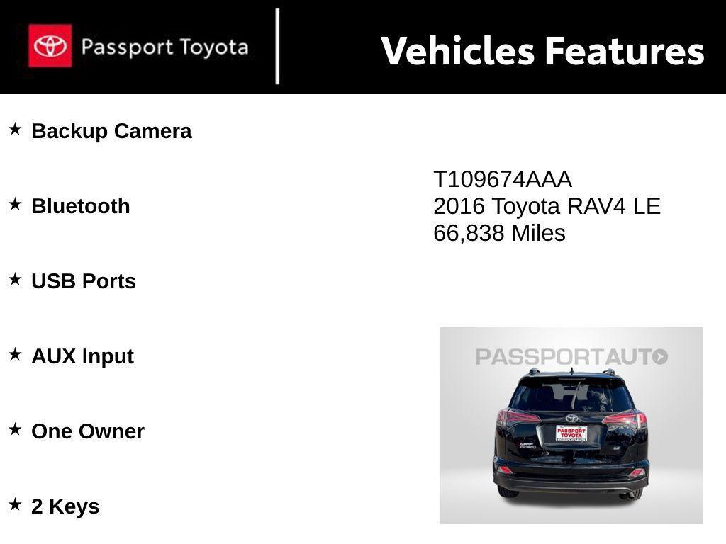 used 2016 Toyota RAV4 car, priced at $17,499
