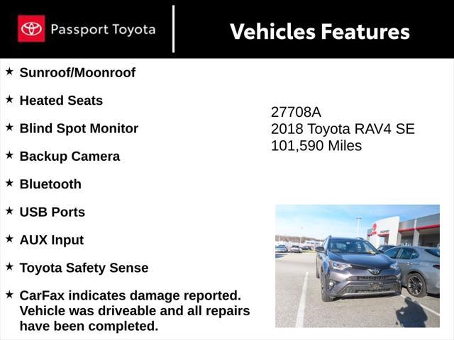 used 2018 Toyota RAV4 car, priced at $17,155