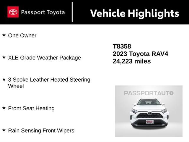 used 2023 Toyota RAV4 car, priced at $31,220