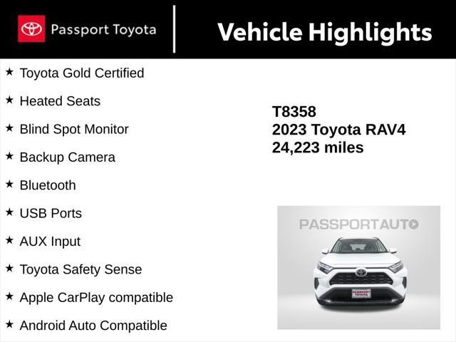 used 2023 Toyota RAV4 car, priced at $31,220